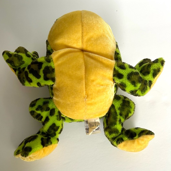 Ganz Webkinz 8” Bullfrog Green Black Plush Stuffed Animal Toy No Code - Picture 3 of 5